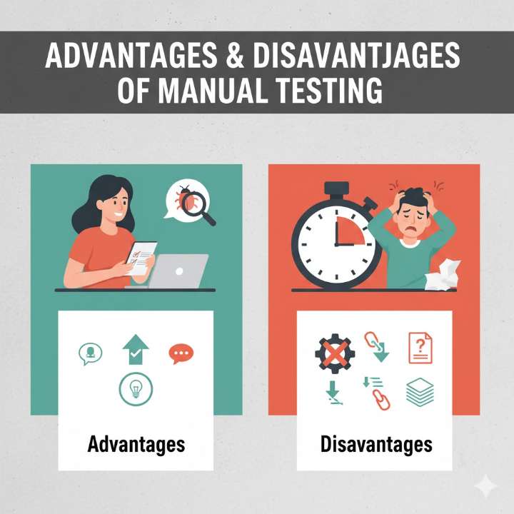 Manual Testing's Advantages and Disadvantages